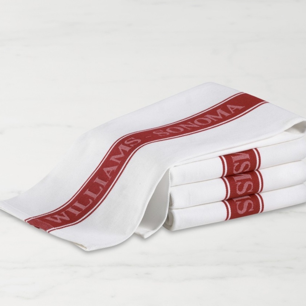 Williams-Sonoma Classic Logo Towels, set of 4